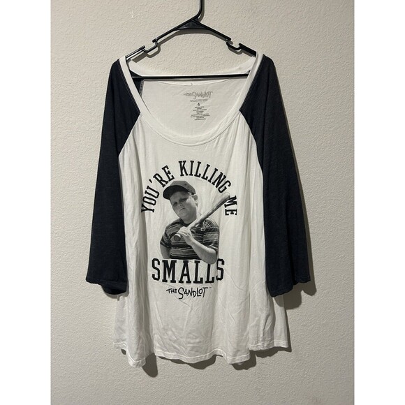 Torrid The Sandlot You’re Killing Me Smalls Tee Shirt 3/4 Sleeve Size 4x - Picture 1 of 7